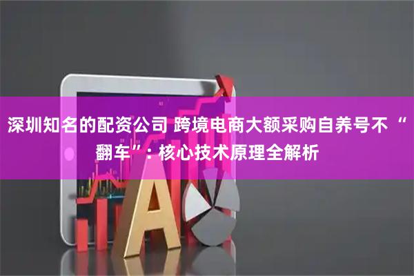 深圳知名的配资公司 跨境电商大额采购自养号不 “翻车”: 核心技术原理全解析